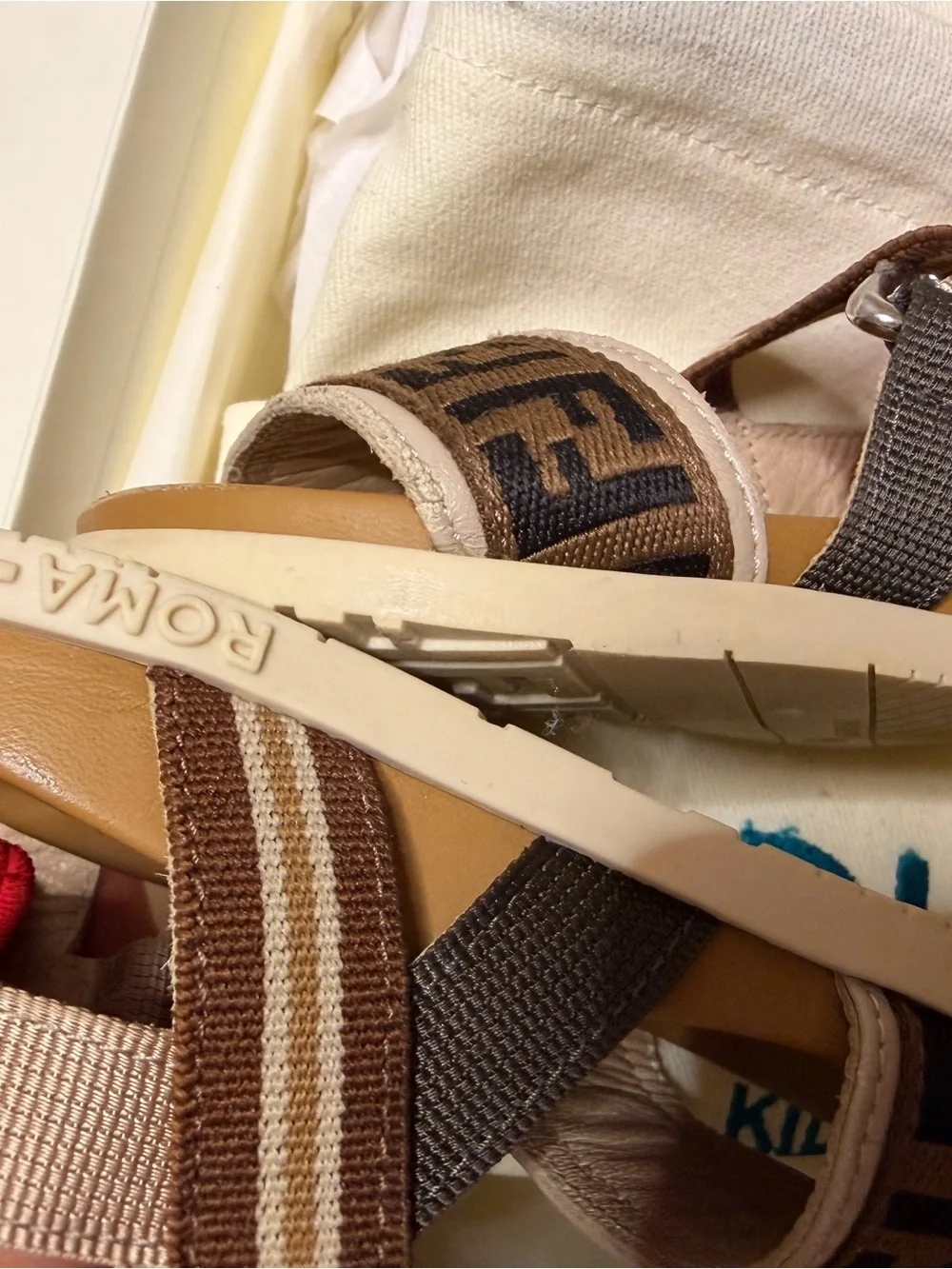 Fendi kids sandals